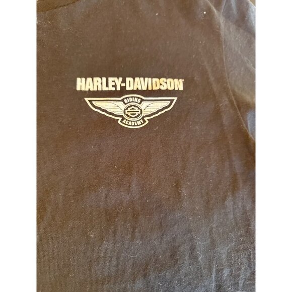 Harley-Davidson Indianapolis Riding Academy Graphic T-Shirt M Biker Moto - Picture 3 of 6
